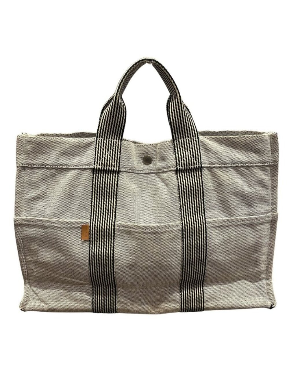Hermes Fourre Tout MM Handbag Canvas